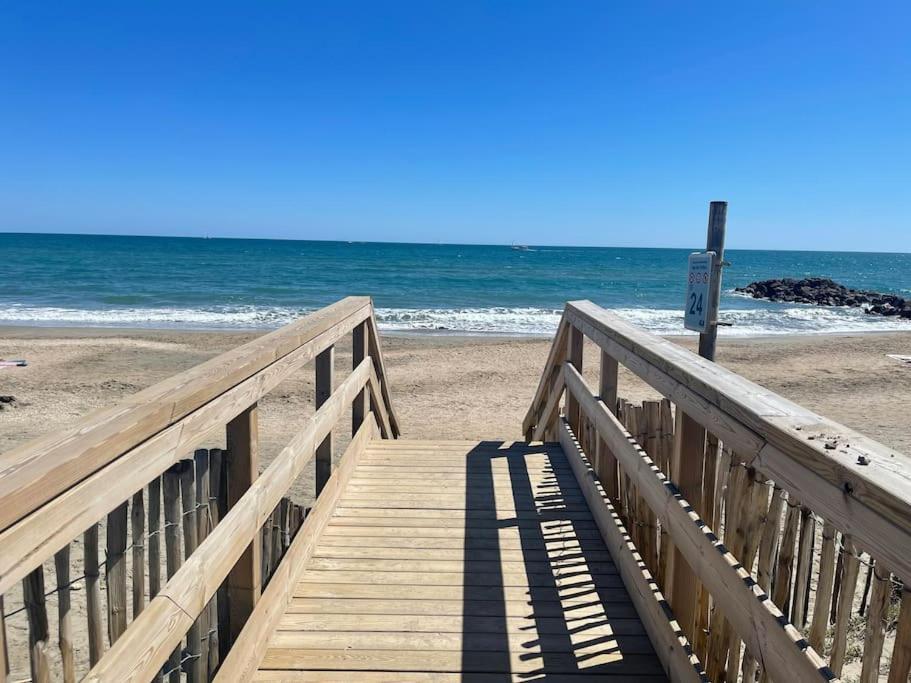 Appart Frontignan Sur La Plage, Piscine, Wifi, Tv, Netflix Esterno foto